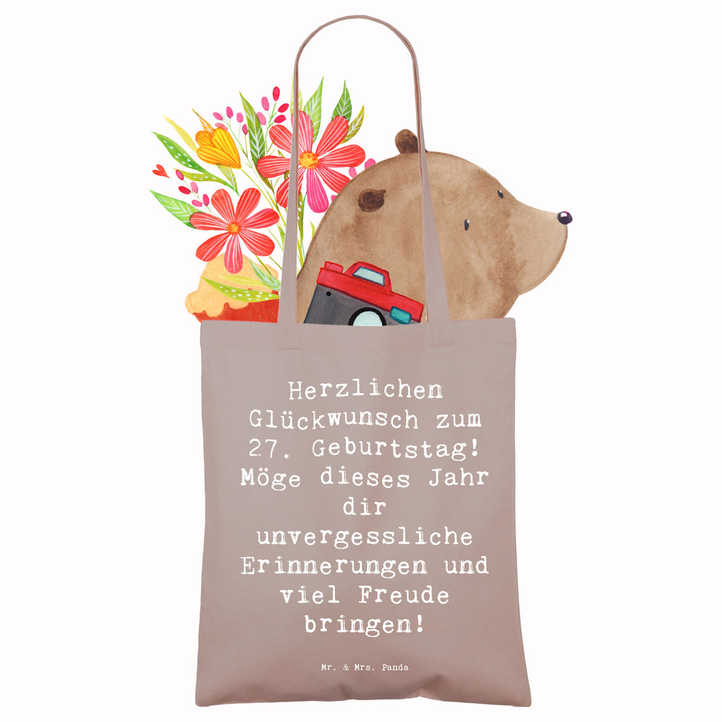 Tragetasche Spruch 27. Geburtstag Beuteltasche, Beutel, Einkaufstasche, Jutebeutel, Stoffbeutel, Tasche, Shopper, Umhängetasche, Strandtasche, Schultertasche, Stofftasche, Tragetasche, Badetasche, Jutetasche, Einkaufstüte, Laptoptasche, Geburtstag, Geburtstagsgeschenk, Geschenk