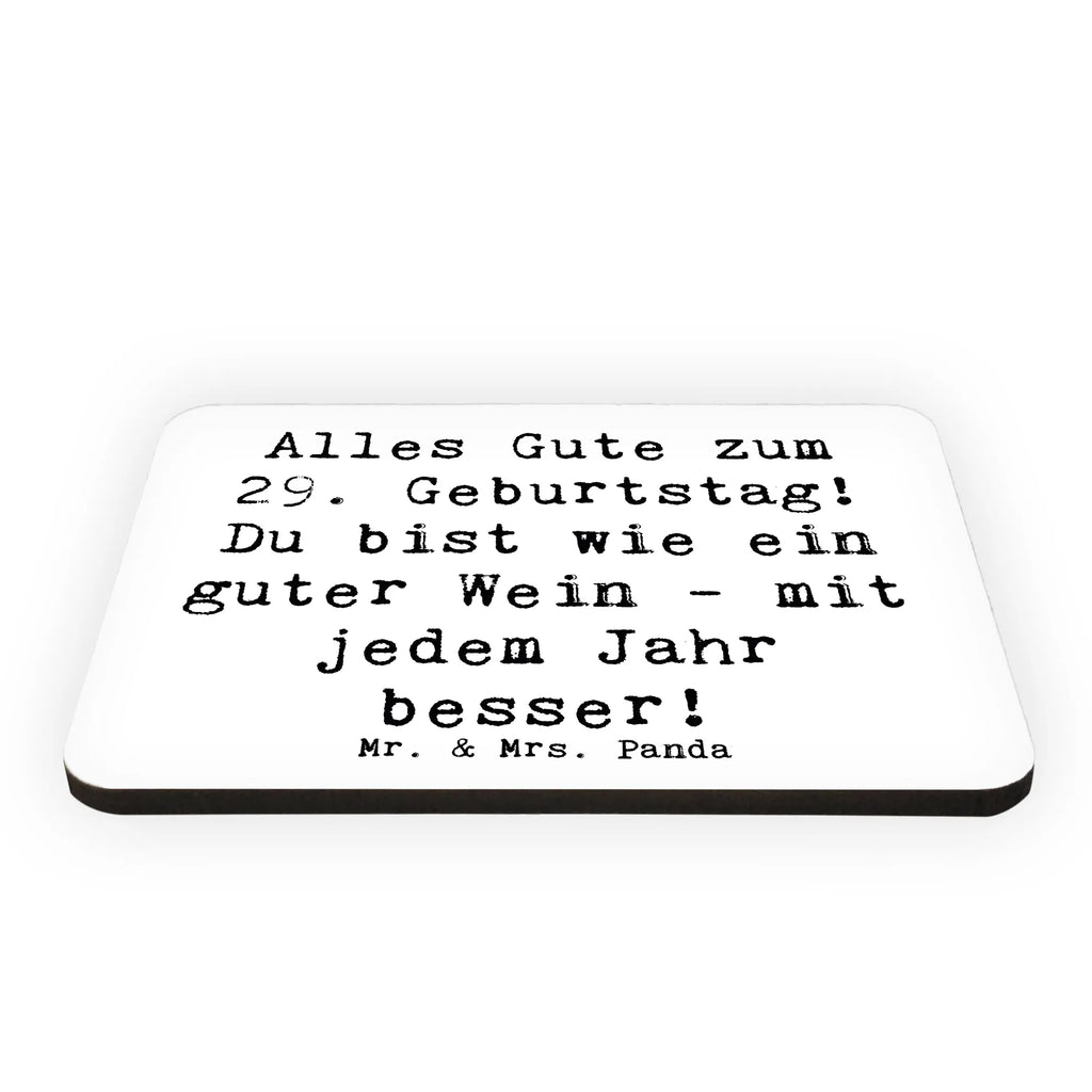 Magnet Spruch 29. Geburtstag Glückwünsche Kühlschrankmagnet, Pinnwandmagnet, Souvenir Magnet, Motivmagnete, Dekomagnet, Whiteboard Magnet, Notiz Magnet, Kühlschrank Dekoration, Geburtstag, Geburtstagsgeschenk, Geschenk