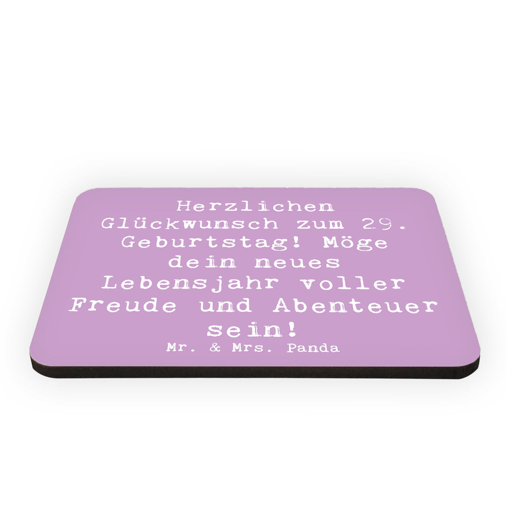 Magnet Spruch 29. Geburtstag Glückwunsch Kühlschrankmagnet, Pinnwandmagnet, Souvenir Magnet, Motivmagnete, Dekomagnet, Whiteboard Magnet, Notiz Magnet, Kühlschrank Dekoration, Geburtstag, Geburtstagsgeschenk, Geschenk