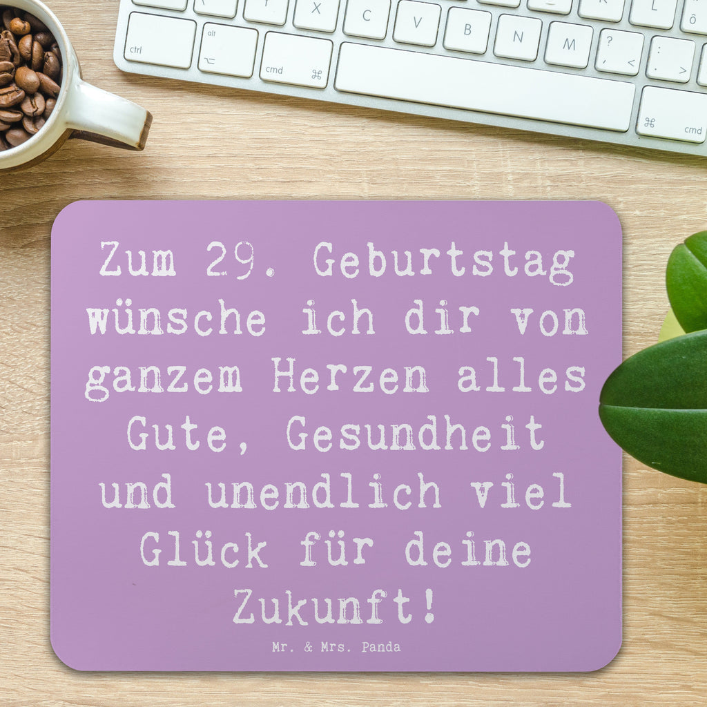 Mauspad Spruch 29. Geburtstag Wünsche Mousepad, Computer zubehör, Büroausstattung, PC Zubehör, Arbeitszimmer, Mauspad, Einzigartiges Mauspad, Designer Mauspad, Mausunterlage, Mauspad Büro, Geburtstag, Geburtstagsgeschenk, Geschenk