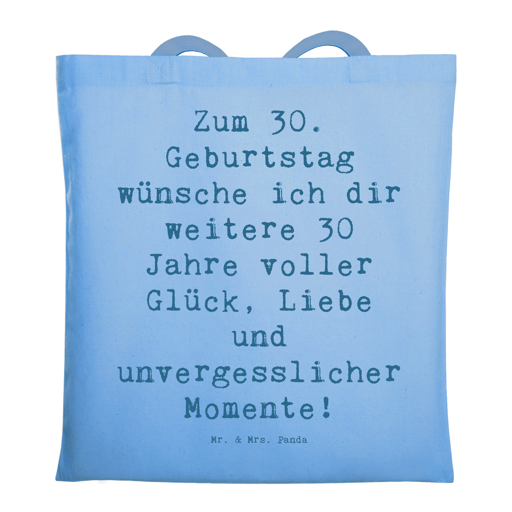 Tragetasche Spruch 30. Geburtstag Glück Beuteltasche, Beutel, Einkaufstasche, Jutebeutel, Stoffbeutel, Tasche, Shopper, Umhängetasche, Strandtasche, Schultertasche, Stofftasche, Tragetasche, Badetasche, Jutetasche, Einkaufstüte, Laptoptasche, Geburtstag, Geburtstagsgeschenk, Geschenk