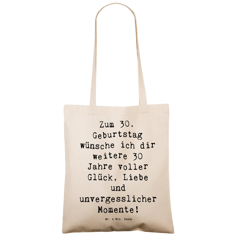 Tragetasche Spruch 30. Geburtstag Glück Beuteltasche, Beutel, Einkaufstasche, Jutebeutel, Stoffbeutel, Tasche, Shopper, Umhängetasche, Strandtasche, Schultertasche, Stofftasche, Tragetasche, Badetasche, Jutetasche, Einkaufstüte, Laptoptasche, Geburtstag, Geburtstagsgeschenk, Geschenk