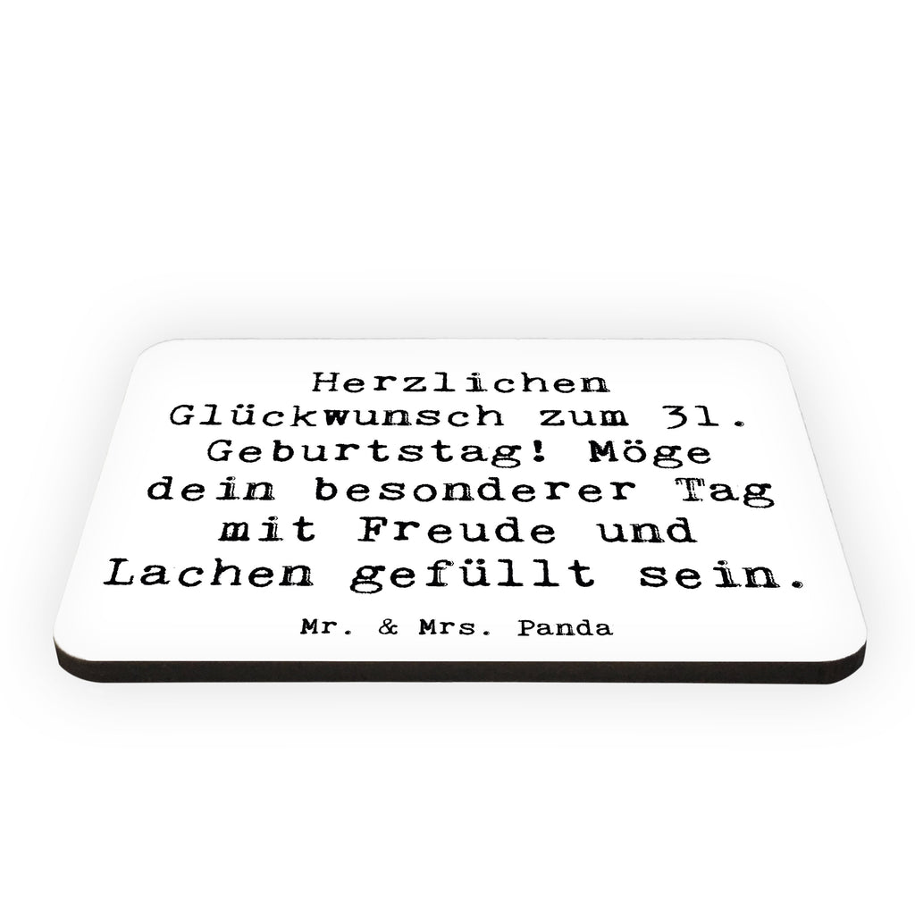 Magnet Spruch 31. Geburtstag Kühlschrankmagnet, Pinnwandmagnet, Souvenir Magnet, Motivmagnete, Dekomagnet, Whiteboard Magnet, Notiz Magnet, Kühlschrank Dekoration, Geburtstag, Geburtstagsgeschenk, Geschenk