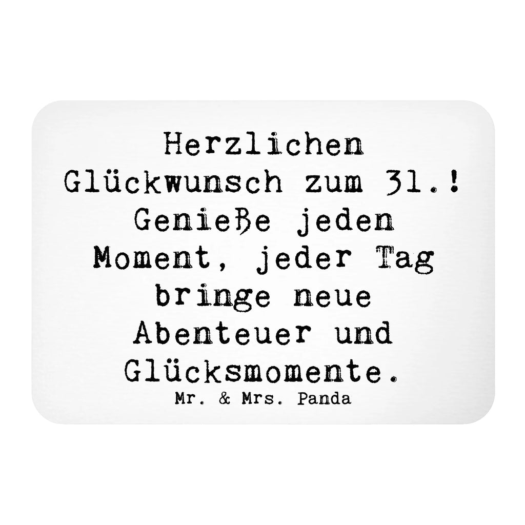 Magnet Spruch 31. Geburtstag Kühlschrankmagnet, Pinnwandmagnet, Souvenir Magnet, Motivmagnete, Dekomagnet, Whiteboard Magnet, Notiz Magnet, Kühlschrank Dekoration, Geburtstag, Geburtstagsgeschenk, Geschenk