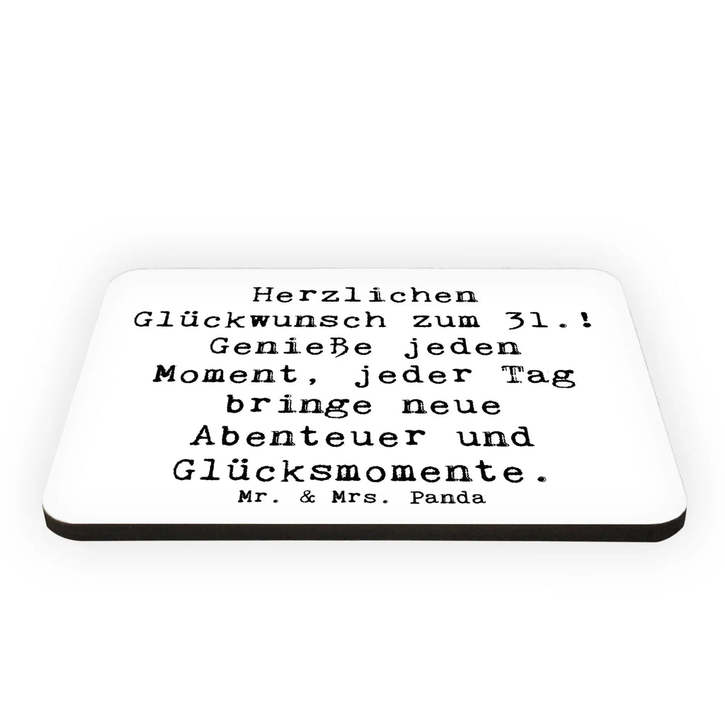 Magnet Spruch 31. Geburtstag Kühlschrankmagnet, Pinnwandmagnet, Souvenir Magnet, Motivmagnete, Dekomagnet, Whiteboard Magnet, Notiz Magnet, Kühlschrank Dekoration, Geburtstag, Geburtstagsgeschenk, Geschenk