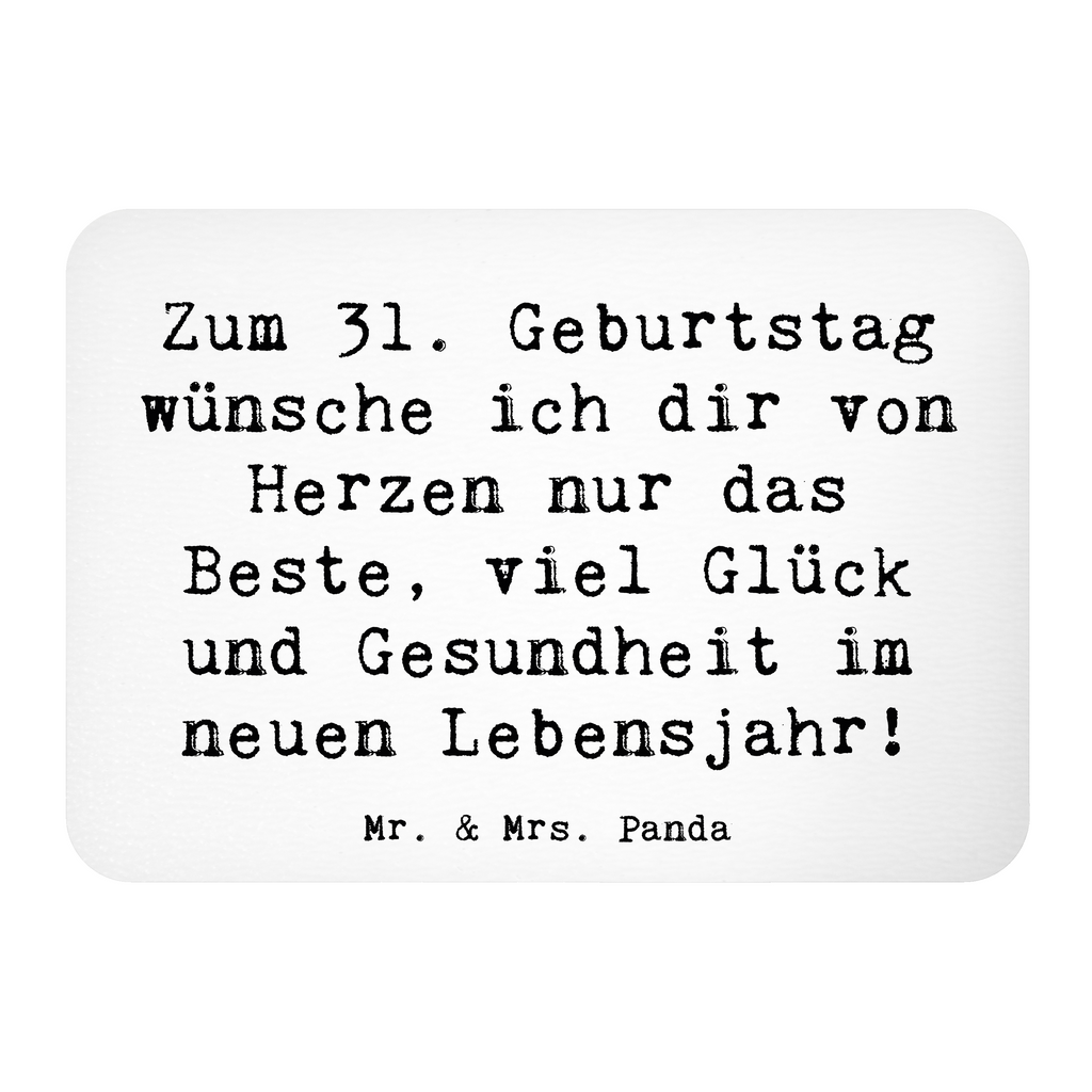 Magnet Spruch 31. Geburtstag Liebe Wünsche Kühlschrankmagnet, Pinnwandmagnet, Souvenir Magnet, Motivmagnete, Dekomagnet, Whiteboard Magnet, Notiz Magnet, Kühlschrank Dekoration, Geburtstag, Geburtstagsgeschenk, Geschenk