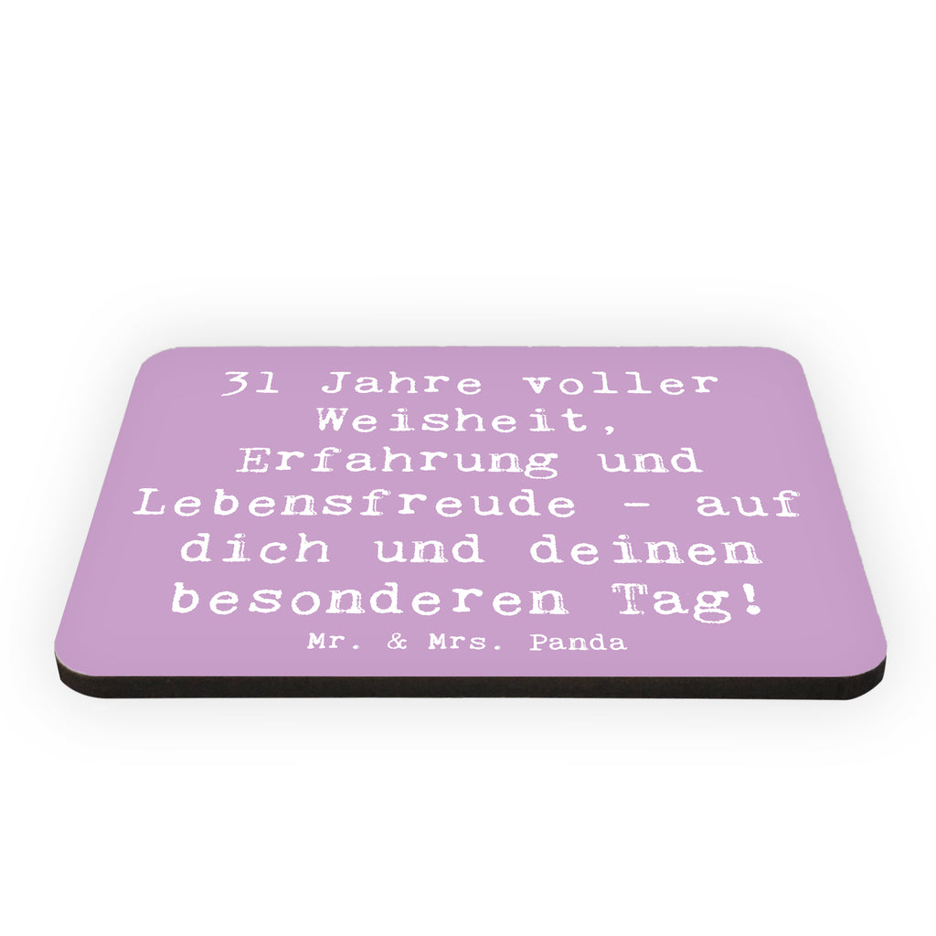 Magnet Spruch 31. Geburtstag Weisheit Kühlschrankmagnet, Pinnwandmagnet, Souvenir Magnet, Motivmagnete, Dekomagnet, Whiteboard Magnet, Notiz Magnet, Kühlschrank Dekoration, Geburtstag, Geburtstagsgeschenk, Geschenk