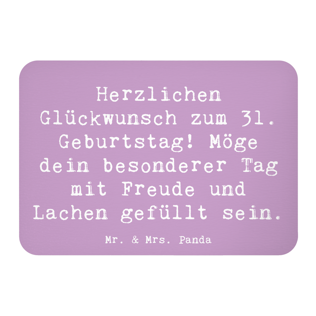 Magnet Spruch 31. Geburtstag Kühlschrankmagnet, Pinnwandmagnet, Souvenir Magnet, Motivmagnete, Dekomagnet, Whiteboard Magnet, Notiz Magnet, Kühlschrank Dekoration, Geburtstag, Geburtstagsgeschenk, Geschenk