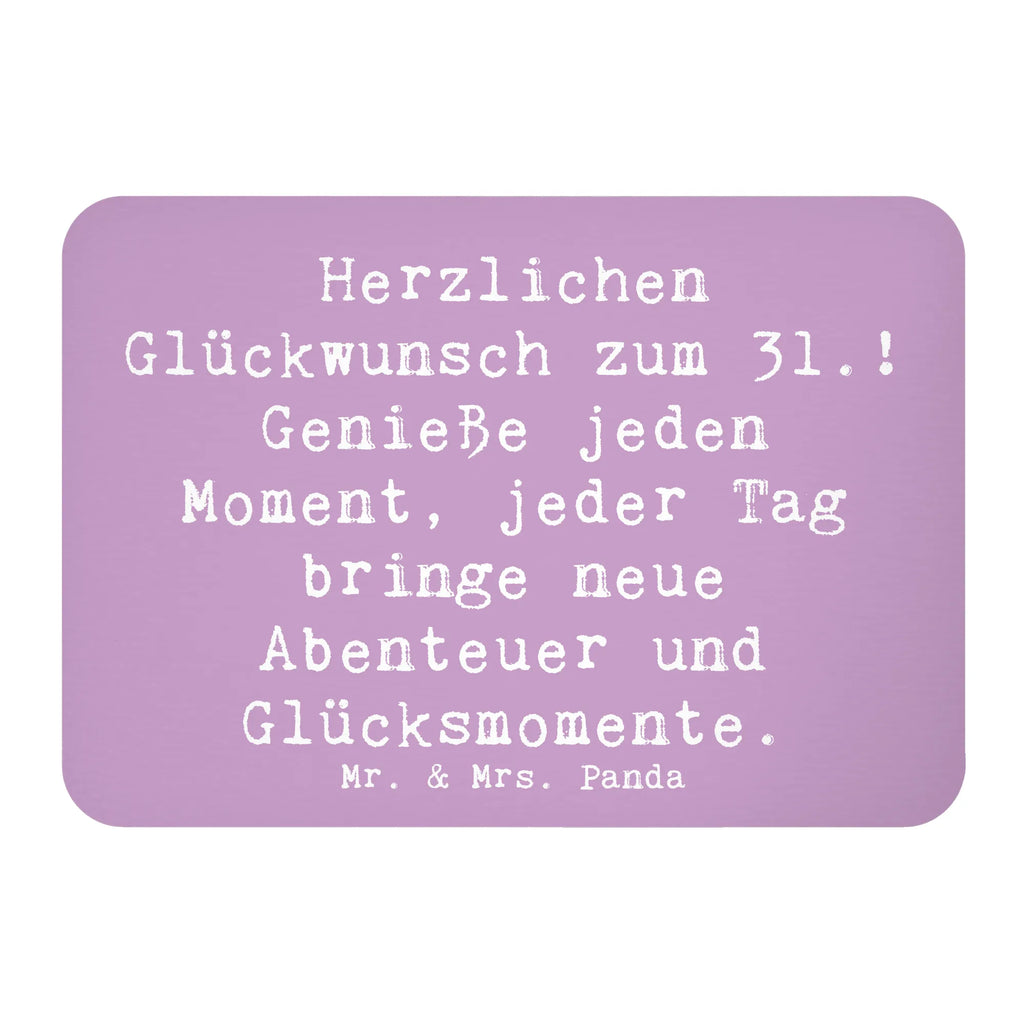 Magnet Spruch 31. Geburtstag Kühlschrankmagnet, Pinnwandmagnet, Souvenir Magnet, Motivmagnete, Dekomagnet, Whiteboard Magnet, Notiz Magnet, Kühlschrank Dekoration, Geburtstag, Geburtstagsgeschenk, Geschenk