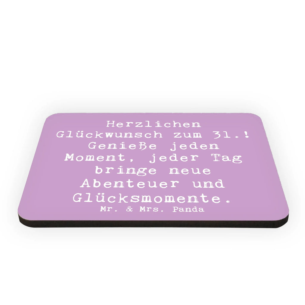 Magnet Spruch 31. Geburtstag Kühlschrankmagnet, Pinnwandmagnet, Souvenir Magnet, Motivmagnete, Dekomagnet, Whiteboard Magnet, Notiz Magnet, Kühlschrank Dekoration, Geburtstag, Geburtstagsgeschenk, Geschenk