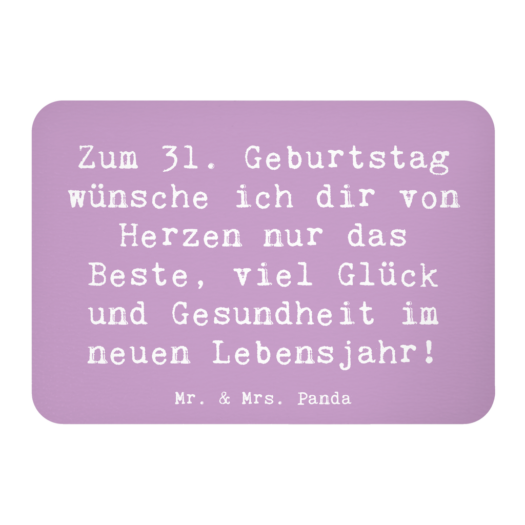 Magnet Spruch 31. Geburtstag Liebe Wünsche Kühlschrankmagnet, Pinnwandmagnet, Souvenir Magnet, Motivmagnete, Dekomagnet, Whiteboard Magnet, Notiz Magnet, Kühlschrank Dekoration, Geburtstag, Geburtstagsgeschenk, Geschenk