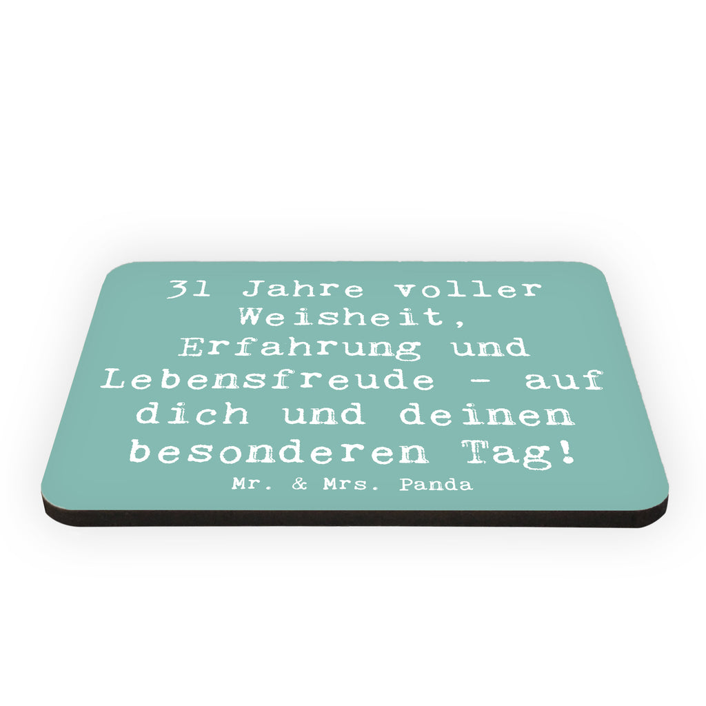 Magnet Spruch 31. Geburtstag Weisheit Kühlschrankmagnet, Pinnwandmagnet, Souvenir Magnet, Motivmagnete, Dekomagnet, Whiteboard Magnet, Notiz Magnet, Kühlschrank Dekoration, Geburtstag, Geburtstagsgeschenk, Geschenk