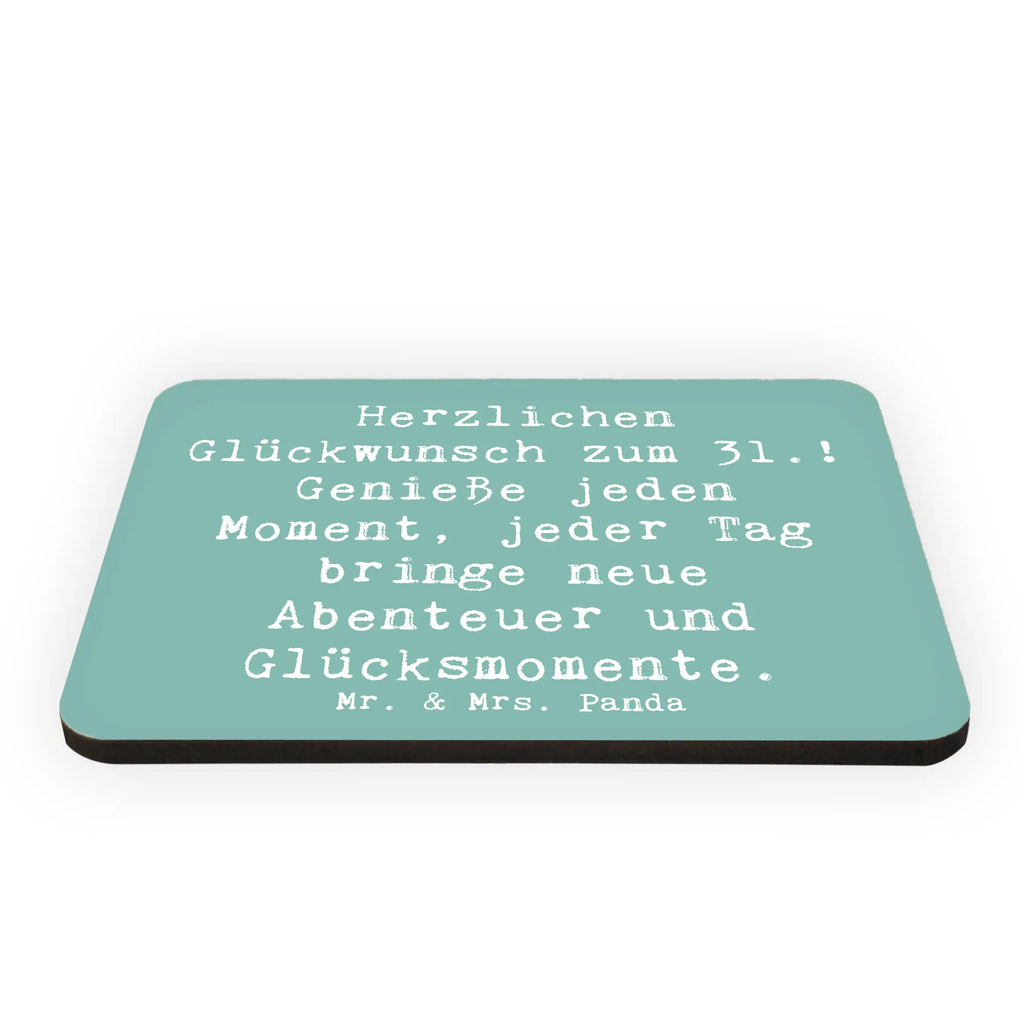 Magnet Spruch 31. Geburtstag Kühlschrankmagnet, Pinnwandmagnet, Souvenir Magnet, Motivmagnete, Dekomagnet, Whiteboard Magnet, Notiz Magnet, Kühlschrank Dekoration, Geburtstag, Geburtstagsgeschenk, Geschenk