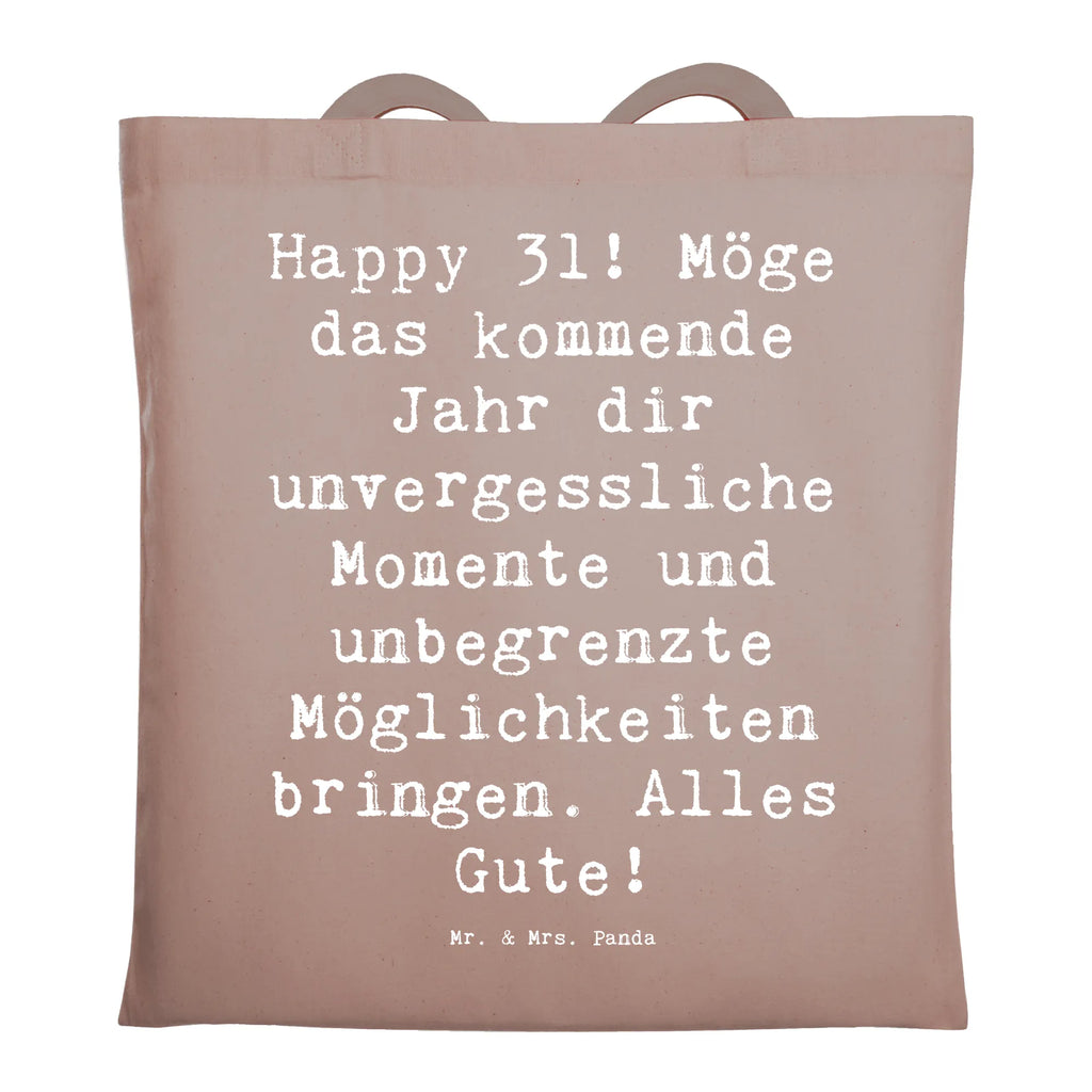 Tragetasche Spruch 31. Geburtstag Beuteltasche, Beutel, Einkaufstasche, Jutebeutel, Stoffbeutel, Tasche, Shopper, Umhängetasche, Strandtasche, Schultertasche, Stofftasche, Tragetasche, Badetasche, Jutetasche, Einkaufstüte, Laptoptasche, Geburtstag, Geburtstagsgeschenk, Geschenk