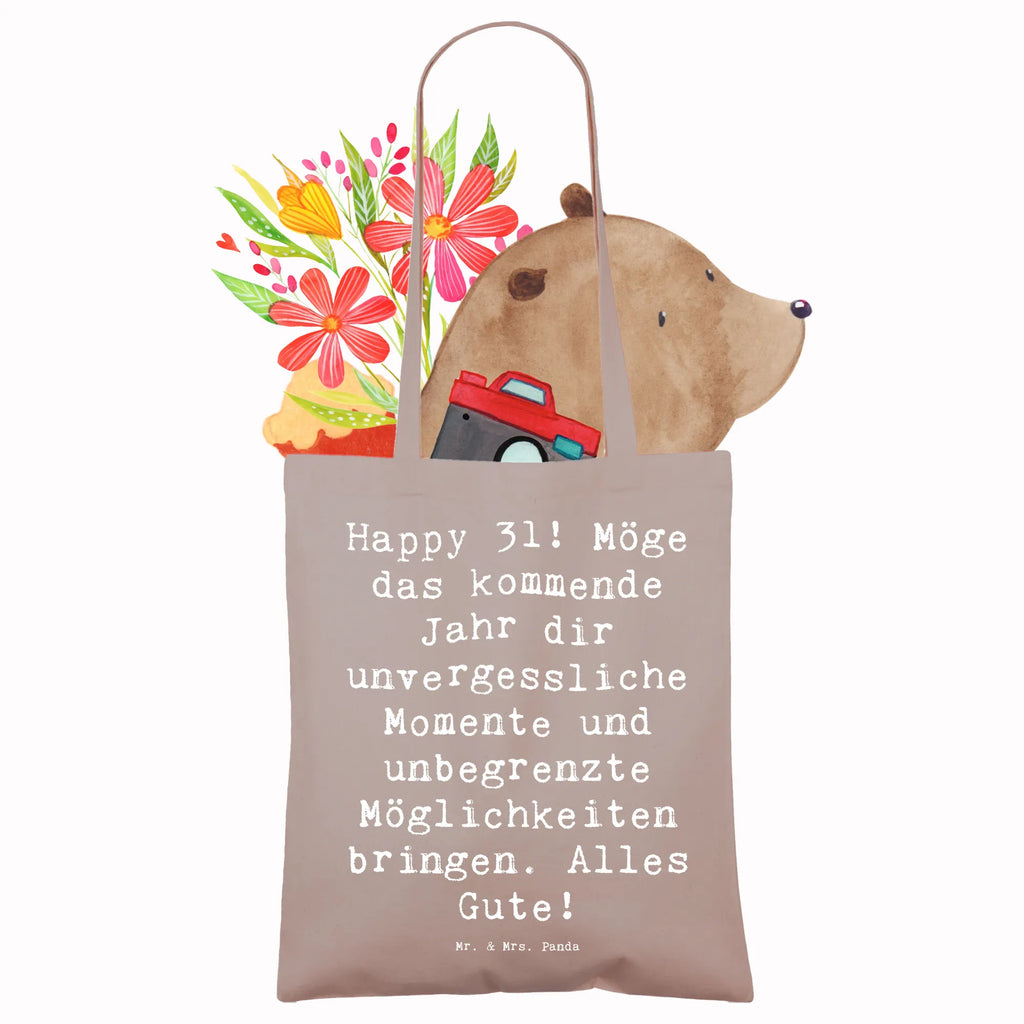 Tragetasche Spruch 31. Geburtstag Beuteltasche, Beutel, Einkaufstasche, Jutebeutel, Stoffbeutel, Tasche, Shopper, Umhängetasche, Strandtasche, Schultertasche, Stofftasche, Tragetasche, Badetasche, Jutetasche, Einkaufstüte, Laptoptasche, Geburtstag, Geburtstagsgeschenk, Geschenk