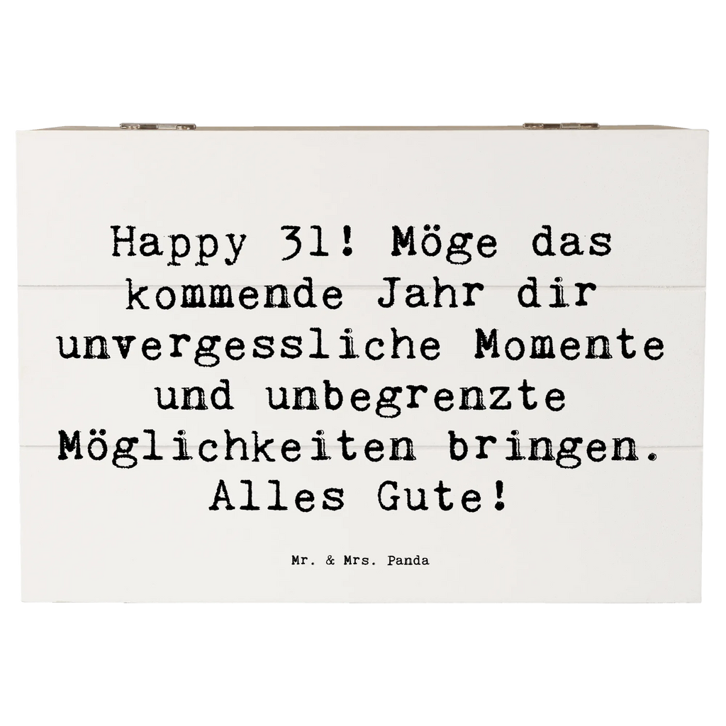 Holzkiste Spruch 31. Geburtstag Holzkiste, Kiste, Schatzkiste, Truhe, Schatulle, XXL, Erinnerungsbox, Erinnerungskiste, Dekokiste, Aufbewahrungsbox, Geschenkbox, Geschenkdose, Geburtstag, Geburtstagsgeschenk, Geschenk