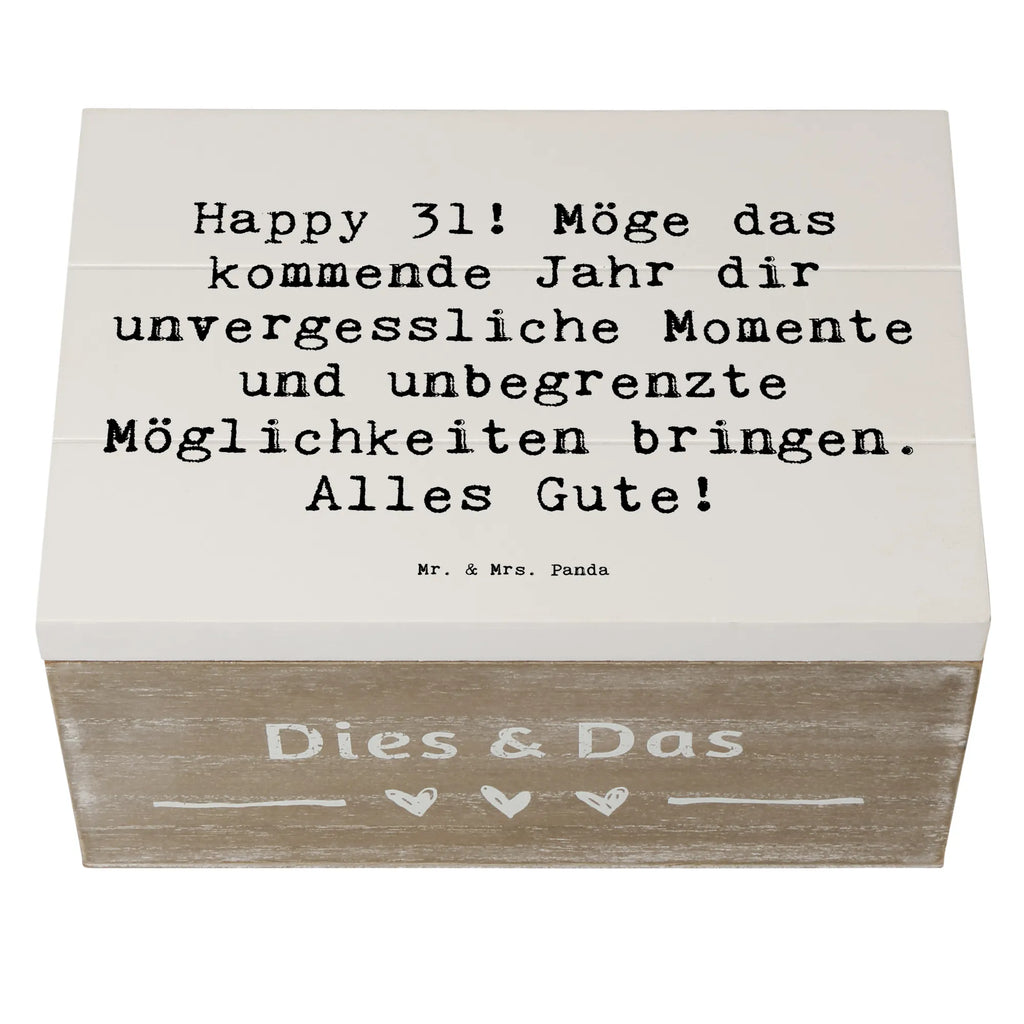 Holzkiste Spruch 31. Geburtstag Holzkiste, Kiste, Schatzkiste, Truhe, Schatulle, XXL, Erinnerungsbox, Erinnerungskiste, Dekokiste, Aufbewahrungsbox, Geschenkbox, Geschenkdose, Geburtstag, Geburtstagsgeschenk, Geschenk