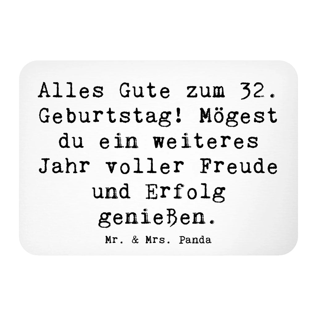 Magnet Spruch 32. Geburtstag Kühlschrankmagnet, Pinnwandmagnet, Souvenir Magnet, Motivmagnete, Dekomagnet, Whiteboard Magnet, Notiz Magnet, Kühlschrank Dekoration, Geburtstag, Geburtstagsgeschenk, Geschenk