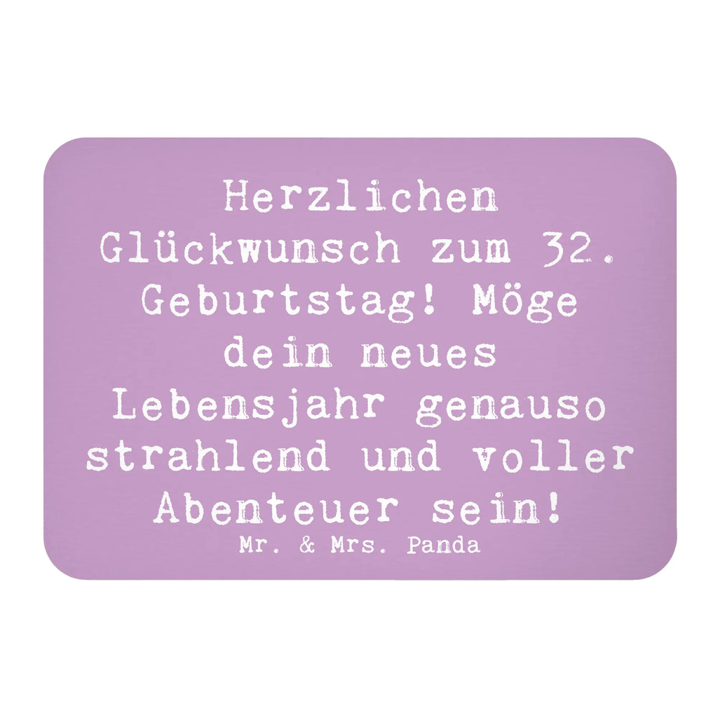 Magnet Spruch 32. Geburtstag Abenteuer Kühlschrankmagnet, Pinnwandmagnet, Souvenir Magnet, Motivmagnete, Dekomagnet, Whiteboard Magnet, Notiz Magnet, Kühlschrank Dekoration, Geburtstag, Geburtstagsgeschenk, Geschenk