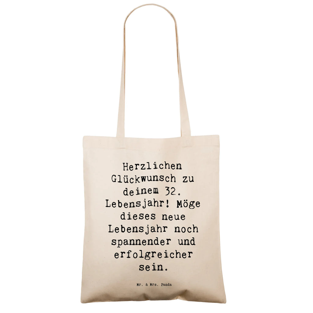 Tragetasche Spruch 32. Geburtstag Beuteltasche, Beutel, Einkaufstasche, Jutebeutel, Stoffbeutel, Tasche, Shopper, Umhängetasche, Strandtasche, Schultertasche, Stofftasche, Tragetasche, Badetasche, Jutetasche, Einkaufstüte, Laptoptasche, Geburtstag, Geburtstagsgeschenk, Geschenk