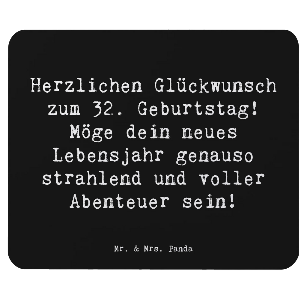 Mauspad Spruch 32. Geburtstag Abenteuer Mousepad, Computer zubehör, Büroausstattung, PC Zubehör, Arbeitszimmer, Mauspad, Einzigartiges Mauspad, Designer Mauspad, Mausunterlage, Mauspad Büro, Geburtstag, Geburtstagsgeschenk, Geschenk