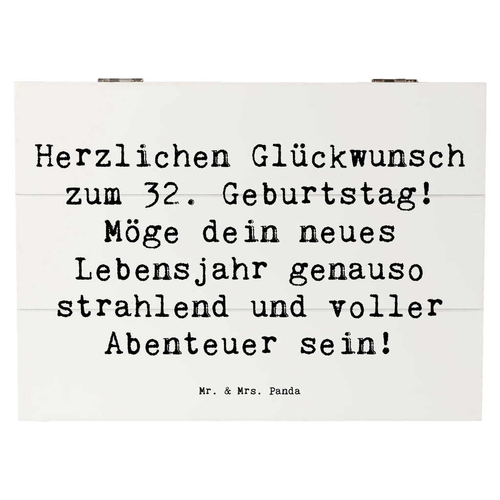 Holzkiste Spruch 32. Geburtstag Abenteuer Holzkiste, Kiste, Schatzkiste, Truhe, Schatulle, XXL, Erinnerungsbox, Erinnerungskiste, Dekokiste, Aufbewahrungsbox, Geschenkbox, Geschenkdose, Geburtstag, Geburtstagsgeschenk, Geschenk