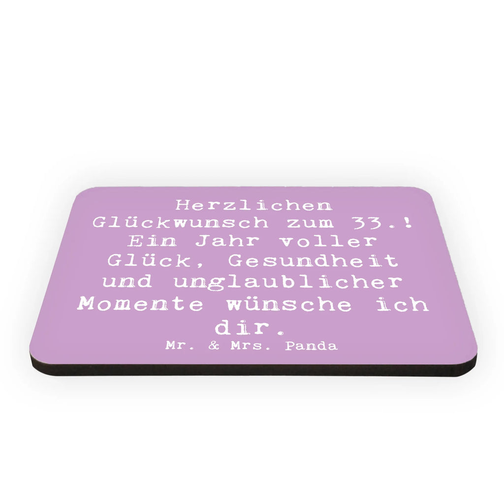 Magnet Spruch 33. Geburtstag Wünsche Kühlschrankmagnet, Pinnwandmagnet, Souvenir Magnet, Motivmagnete, Dekomagnet, Whiteboard Magnet, Notiz Magnet, Kühlschrank Dekoration, Geburtstag, Geburtstagsgeschenk, Geschenk