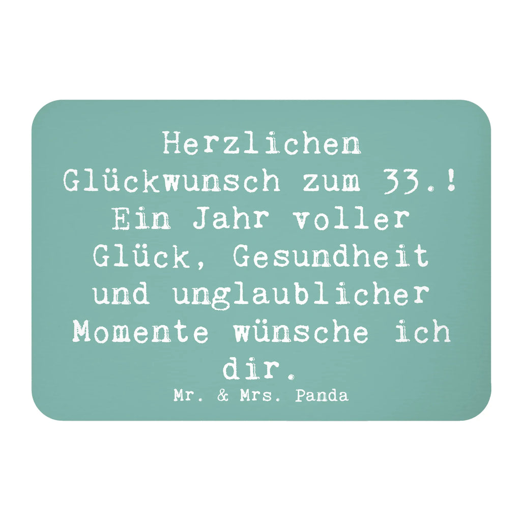 Magnet Spruch 33. Geburtstag Wünsche Kühlschrankmagnet, Pinnwandmagnet, Souvenir Magnet, Motivmagnete, Dekomagnet, Whiteboard Magnet, Notiz Magnet, Kühlschrank Dekoration, Geburtstag, Geburtstagsgeschenk, Geschenk