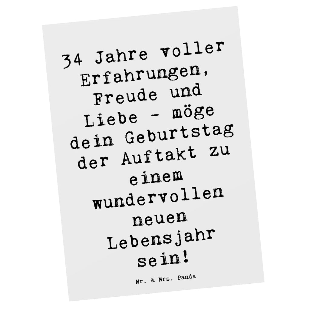 Postkarte Spruch 34. Geburtstag Erlebnisse Postkarte, Karte, Geschenkkarte, Grußkarte, Einladung, Ansichtskarte, Geburtstagskarte, Einladungskarte, Dankeskarte, Ansichtskarten, Einladung Geburtstag, Einladungskarten Geburtstag, Geburtstag, Geburtstagsgeschenk, Geschenk