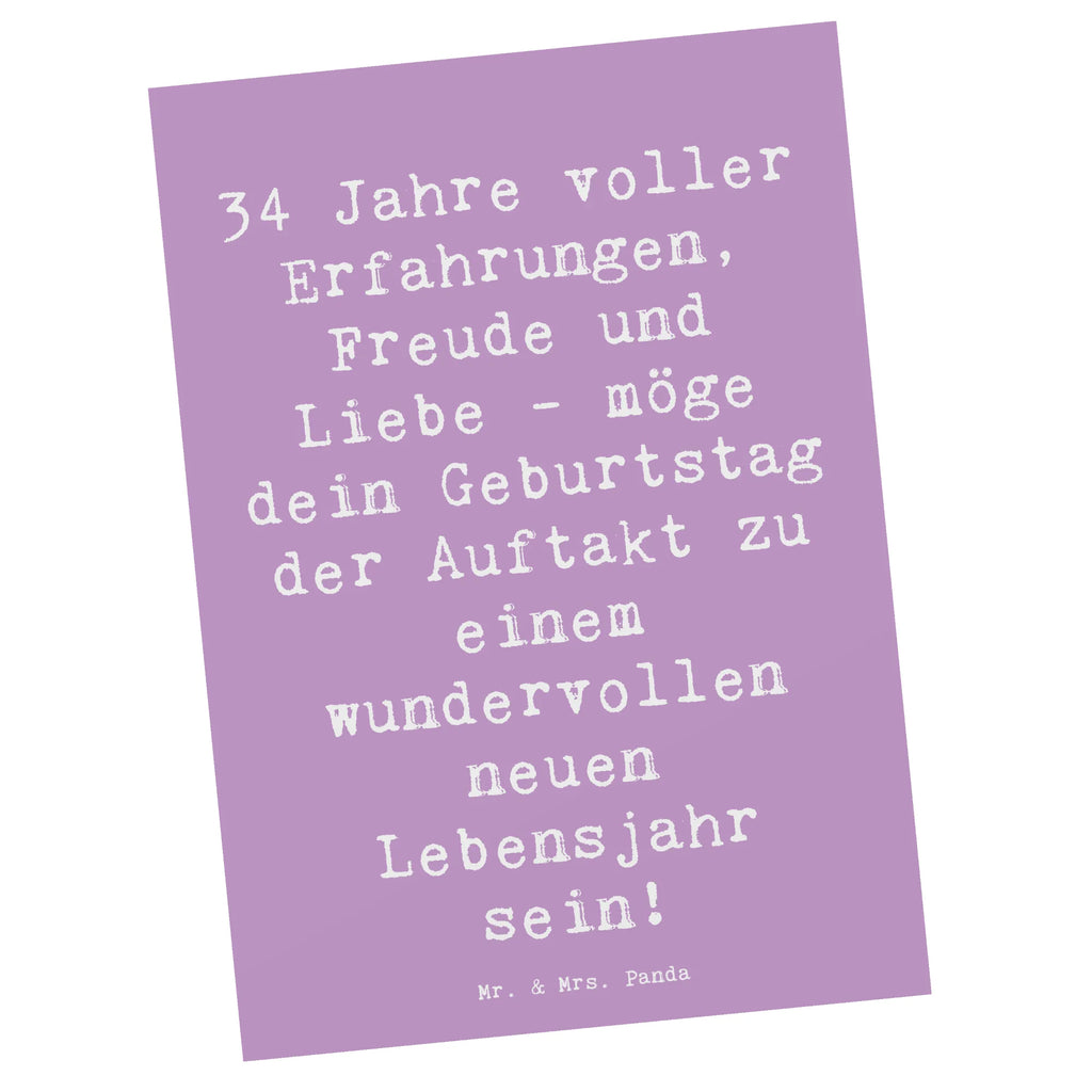 Postkarte Spruch 34. Geburtstag Erlebnisse Postkarte, Karte, Geschenkkarte, Grußkarte, Einladung, Ansichtskarte, Geburtstagskarte, Einladungskarte, Dankeskarte, Ansichtskarten, Einladung Geburtstag, Einladungskarten Geburtstag, Geburtstag, Geburtstagsgeschenk, Geschenk