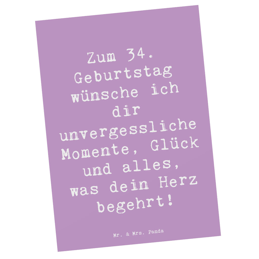 Postkarte Spruch 34. Geburtstag Glückwünsche Postkarte, Karte, Geschenkkarte, Grußkarte, Einladung, Ansichtskarte, Geburtstagskarte, Einladungskarte, Dankeskarte, Ansichtskarten, Einladung Geburtstag, Einladungskarten Geburtstag, Geburtstag, Geburtstagsgeschenk, Geschenk