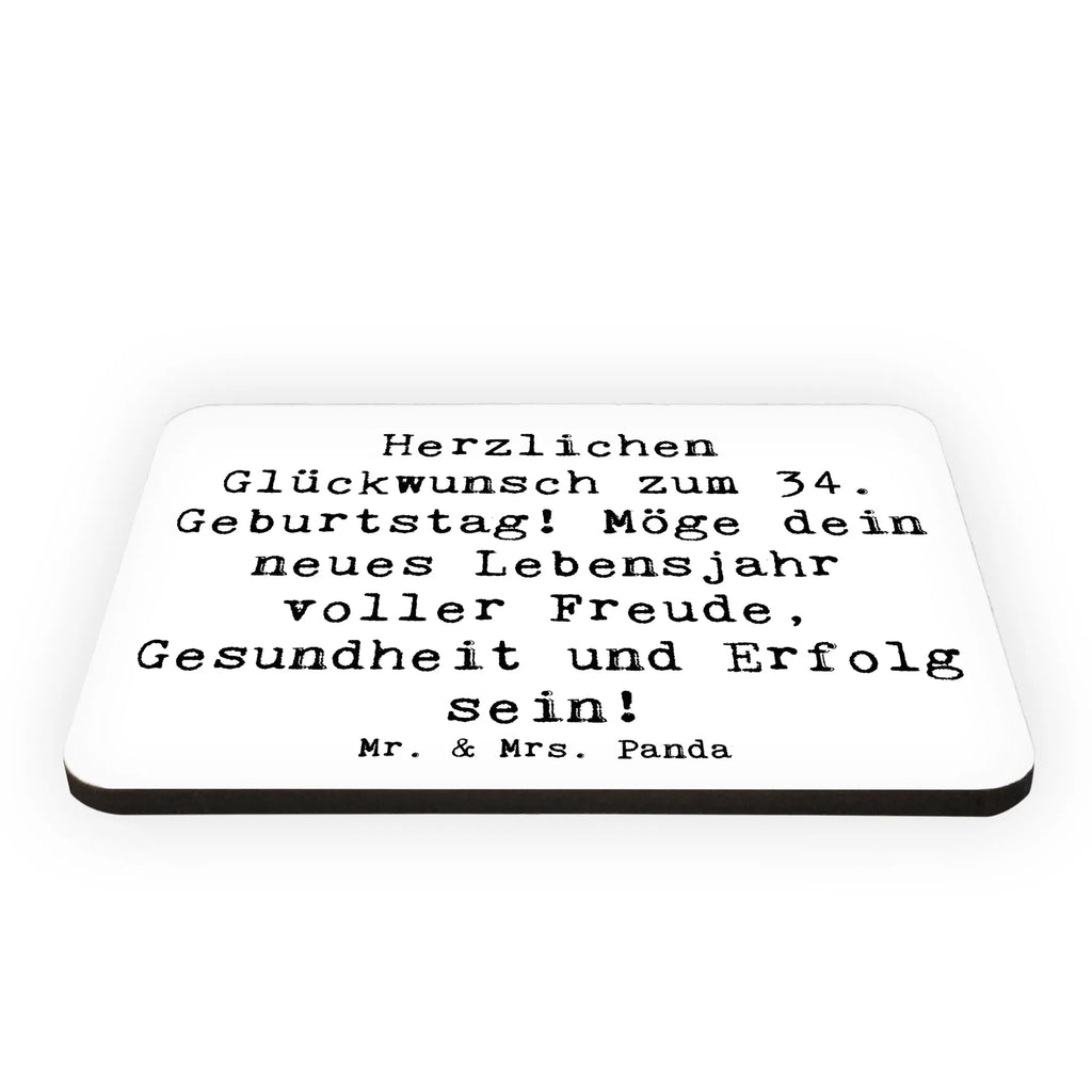 Magnet Spruch 34. Geburtstag Kühlschrankmagnet, Pinnwandmagnet, Souvenir Magnet, Motivmagnete, Dekomagnet, Whiteboard Magnet, Notiz Magnet, Kühlschrank Dekoration, Geburtstag, Geburtstagsgeschenk, Geschenk