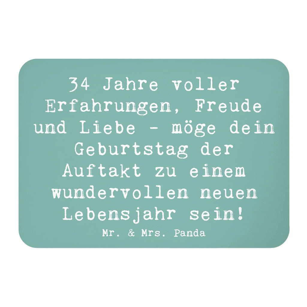 Magnet Spruch 34. Geburtstag Erlebnisse Kühlschrankmagnet, Pinnwandmagnet, Souvenir Magnet, Motivmagnete, Dekomagnet, Whiteboard Magnet, Notiz Magnet, Kühlschrank Dekoration, Geburtstag, Geburtstagsgeschenk, Geschenk