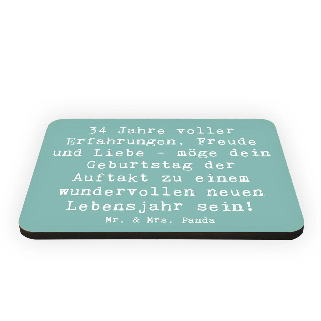 Magnet Spruch 34. Geburtstag Erlebnisse Kühlschrankmagnet, Pinnwandmagnet, Souvenir Magnet, Motivmagnete, Dekomagnet, Whiteboard Magnet, Notiz Magnet, Kühlschrank Dekoration, Geburtstag, Geburtstagsgeschenk, Geschenk