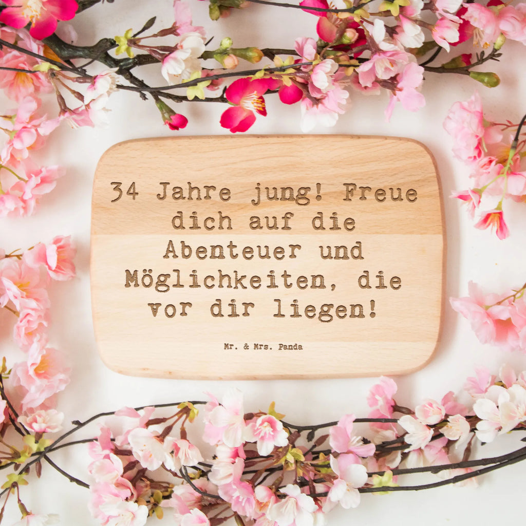 Frühstücksbrett Spruch 34. Geburtstag Frühstücksbrett, Holzbrett, Schneidebrett, Schneidebrett Holz, Frühstücksbrettchen, Küchenbrett, Geburtstag, Geburtstagsgeschenk, Geschenk