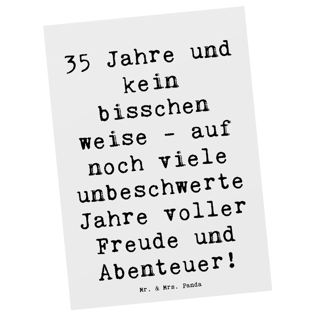 Postkarte Spruch 35. Geburtstag Postkarte, Karte, Geschenkkarte, Grußkarte, Einladung, Ansichtskarte, Geburtstagskarte, Einladungskarte, Dankeskarte, Ansichtskarten, Einladung Geburtstag, Einladungskarten Geburtstag, Geburtstag, Geburtstagsgeschenk, Geschenk