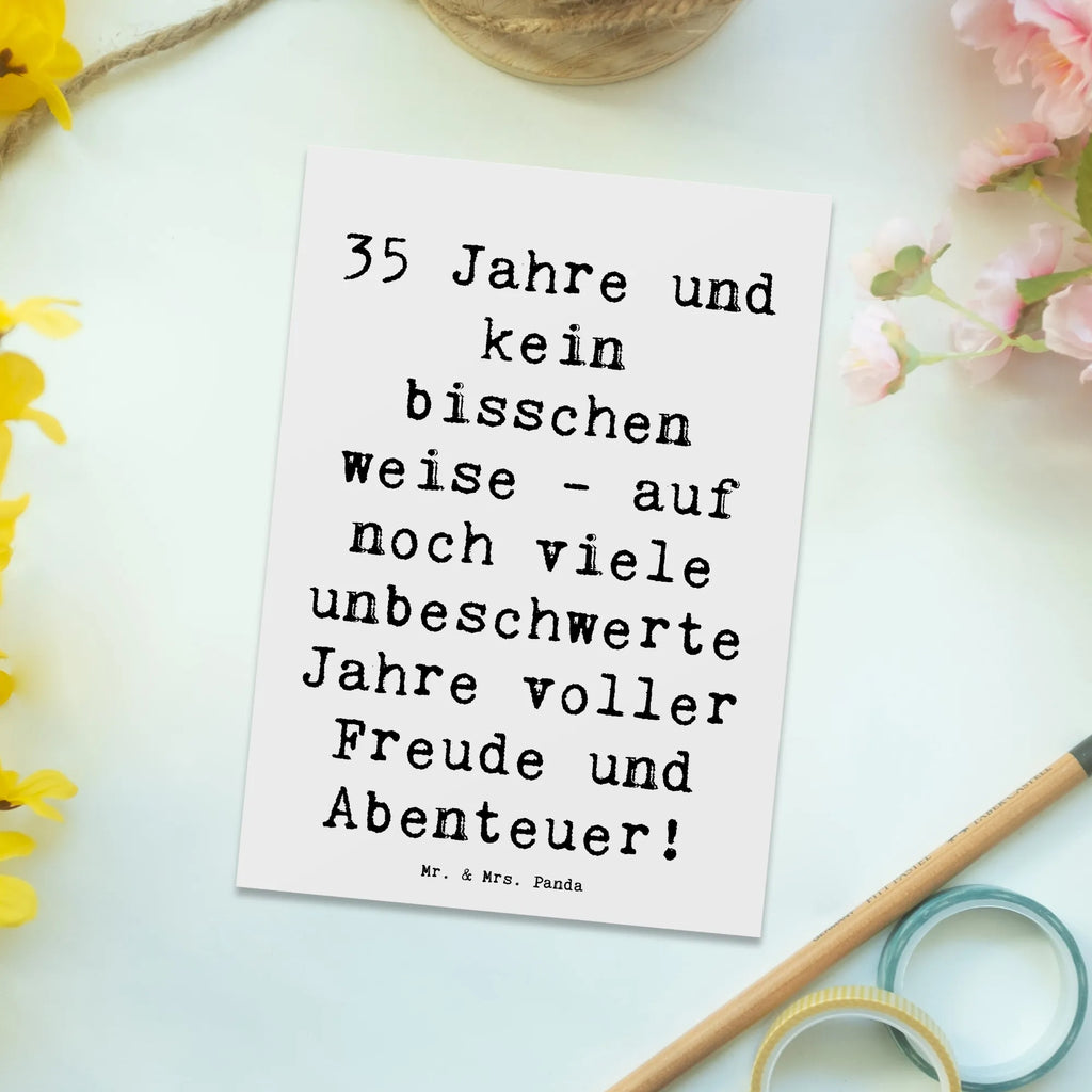 Postkarte Spruch 35. Geburtstag Postkarte, Karte, Geschenkkarte, Grußkarte, Einladung, Ansichtskarte, Geburtstagskarte, Einladungskarte, Dankeskarte, Ansichtskarten, Einladung Geburtstag, Einladungskarten Geburtstag, Geburtstag, Geburtstagsgeschenk, Geschenk