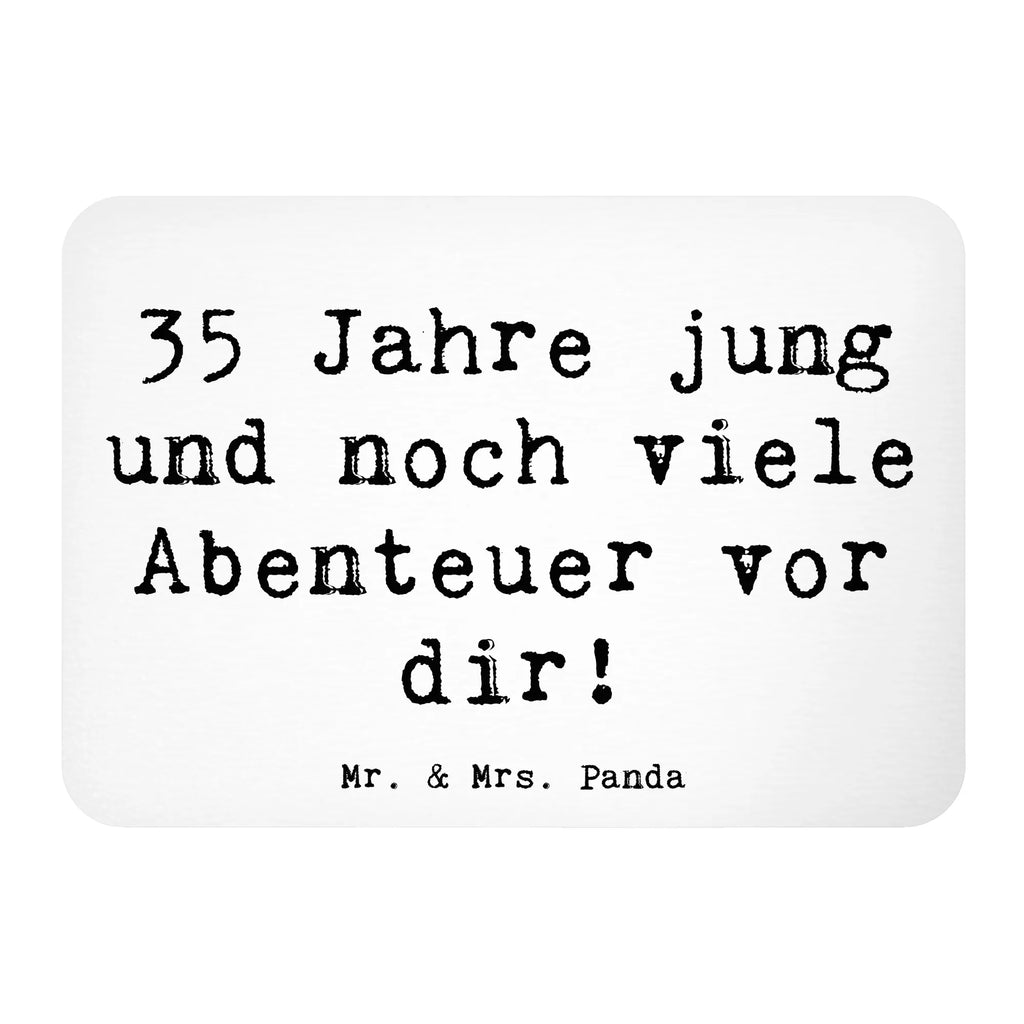 Magnet Spruch 35. Geburtstag Abenteuer Kühlschrankmagnet, Pinnwandmagnet, Souvenir Magnet, Motivmagnete, Dekomagnet, Whiteboard Magnet, Notiz Magnet, Kühlschrank Dekoration, Geburtstag, Geburtstagsgeschenk, Geschenk