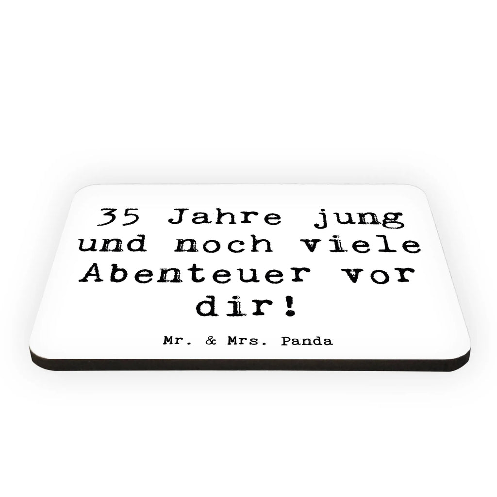 Magnet Spruch 35. Geburtstag Abenteuer Kühlschrankmagnet, Pinnwandmagnet, Souvenir Magnet, Motivmagnete, Dekomagnet, Whiteboard Magnet, Notiz Magnet, Kühlschrank Dekoration, Geburtstag, Geburtstagsgeschenk, Geschenk