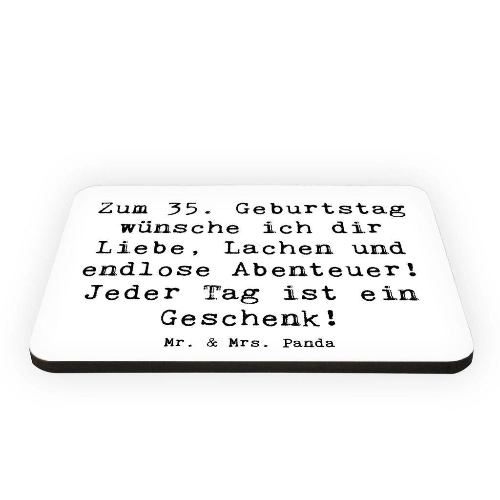 Magnet Spruch 35. Geburtstag Kühlschrankmagnet, Pinnwandmagnet, Souvenir Magnet, Motivmagnete, Dekomagnet, Whiteboard Magnet, Notiz Magnet, Kühlschrank Dekoration, Geburtstag, Geburtstagsgeschenk, Geschenk