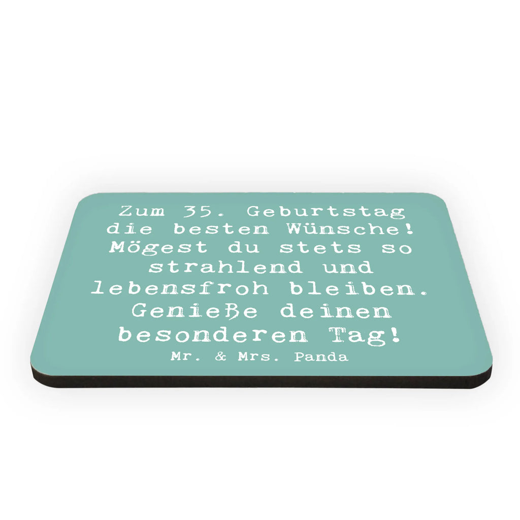 Magnet Spruch 35. Geburtstag Glückwünsche Kühlschrankmagnet, Pinnwandmagnet, Souvenir Magnet, Motivmagnete, Dekomagnet, Whiteboard Magnet, Notiz Magnet, Kühlschrank Dekoration, Geburtstag, Geburtstagsgeschenk, Geschenk