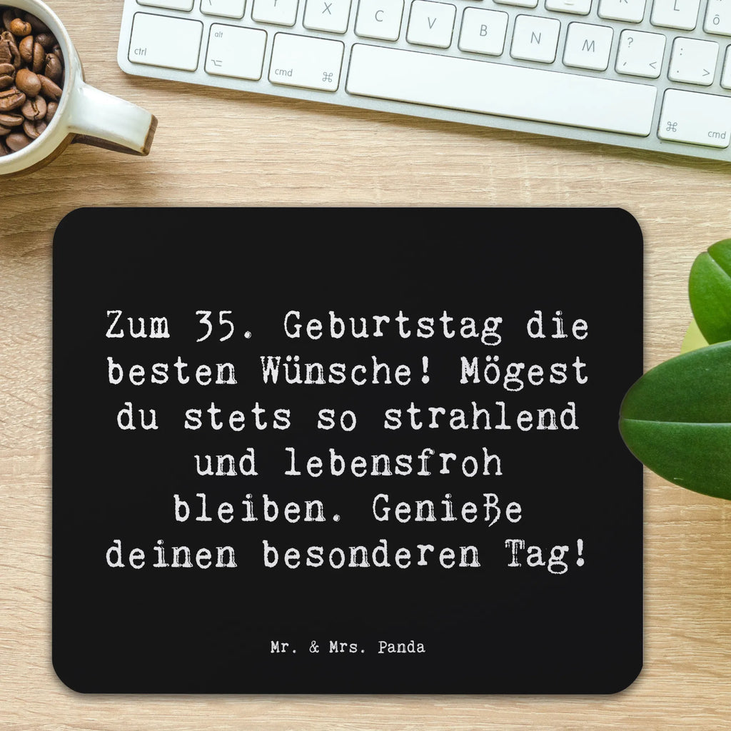 Mauspad Spruch 35. Geburtstag Glückwünsche Mousepad, Computer zubehör, Büroausstattung, PC Zubehör, Arbeitszimmer, Mauspad, Einzigartiges Mauspad, Designer Mauspad, Mausunterlage, Mauspad Büro, Geburtstag, Geburtstagsgeschenk, Geschenk