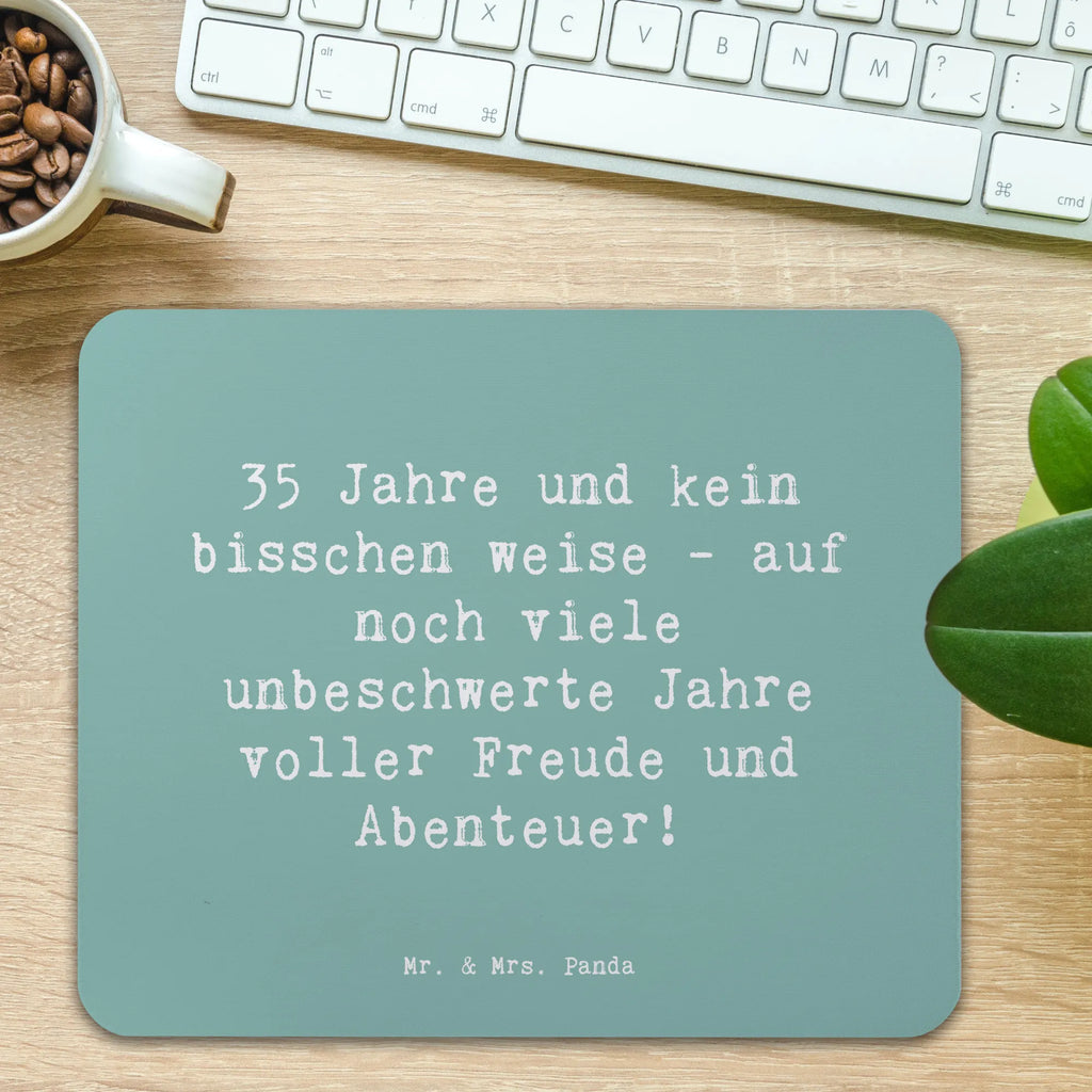 Mauspad Spruch 35. Geburtstag Mousepad, Computer zubehör, Büroausstattung, PC Zubehör, Arbeitszimmer, Mauspad, Einzigartiges Mauspad, Designer Mauspad, Mausunterlage, Mauspad Büro, Geburtstag, Geburtstagsgeschenk, Geschenk