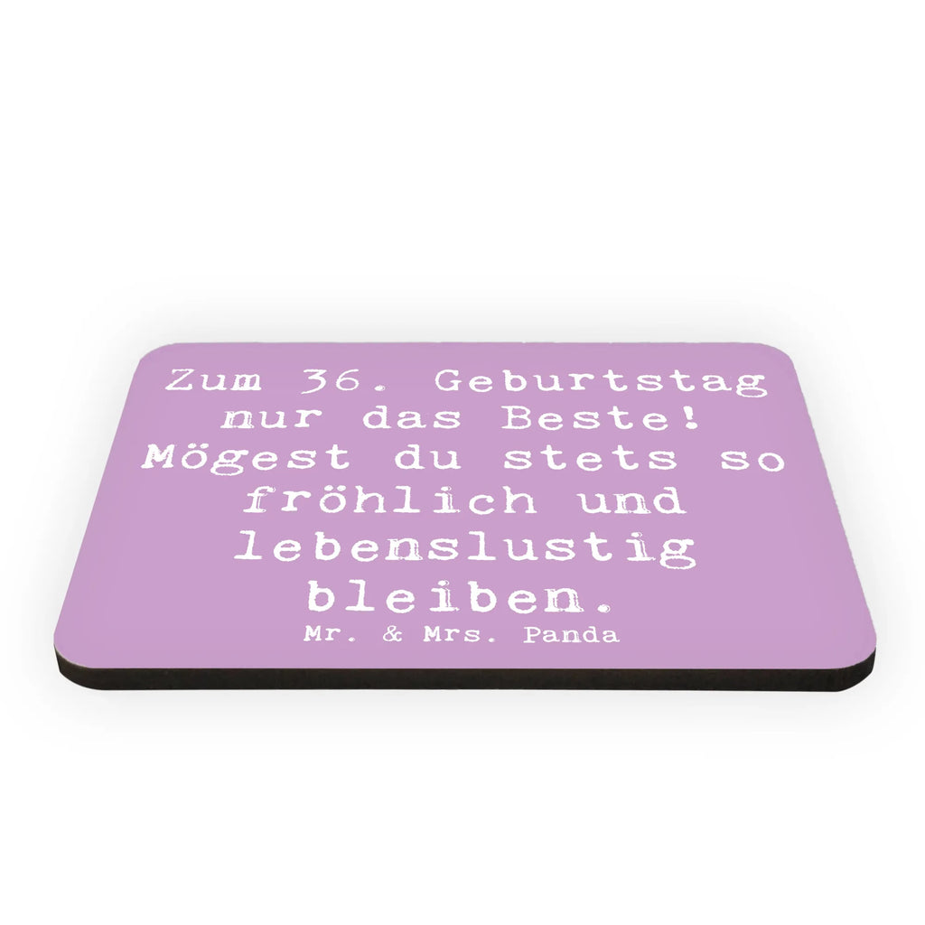 Magnet Spruch 36. Geburtstag Kühlschrankmagnet, Pinnwandmagnet, Souvenir Magnet, Motivmagnete, Dekomagnet, Whiteboard Magnet, Notiz Magnet, Kühlschrank Dekoration, Geburtstag, Geburtstagsgeschenk, Geschenk