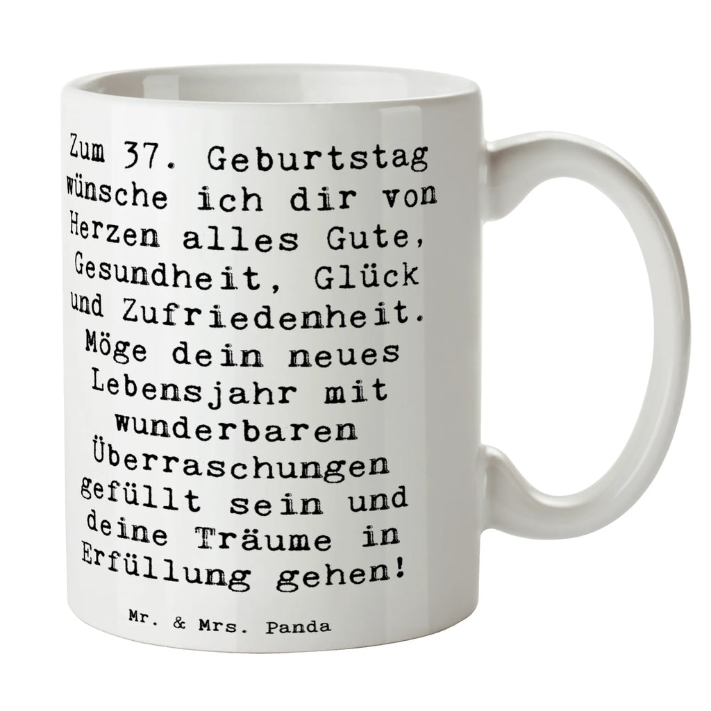 Tasse Spruch 37. Geburtstag Grüße Tasse, Kaffeetasse, Teetasse, Becher, Kaffeebecher, Teebecher, Keramiktasse, Porzellantasse, Büro Tasse, Geschenk Tasse, Tasse Sprüche, Tasse Motive, Kaffeetassen, Tasse bedrucken, Designer Tasse, Cappuccino Tassen, Schöne Teetassen, Geburtstag, Geburtstagsgeschenk, Geschenk