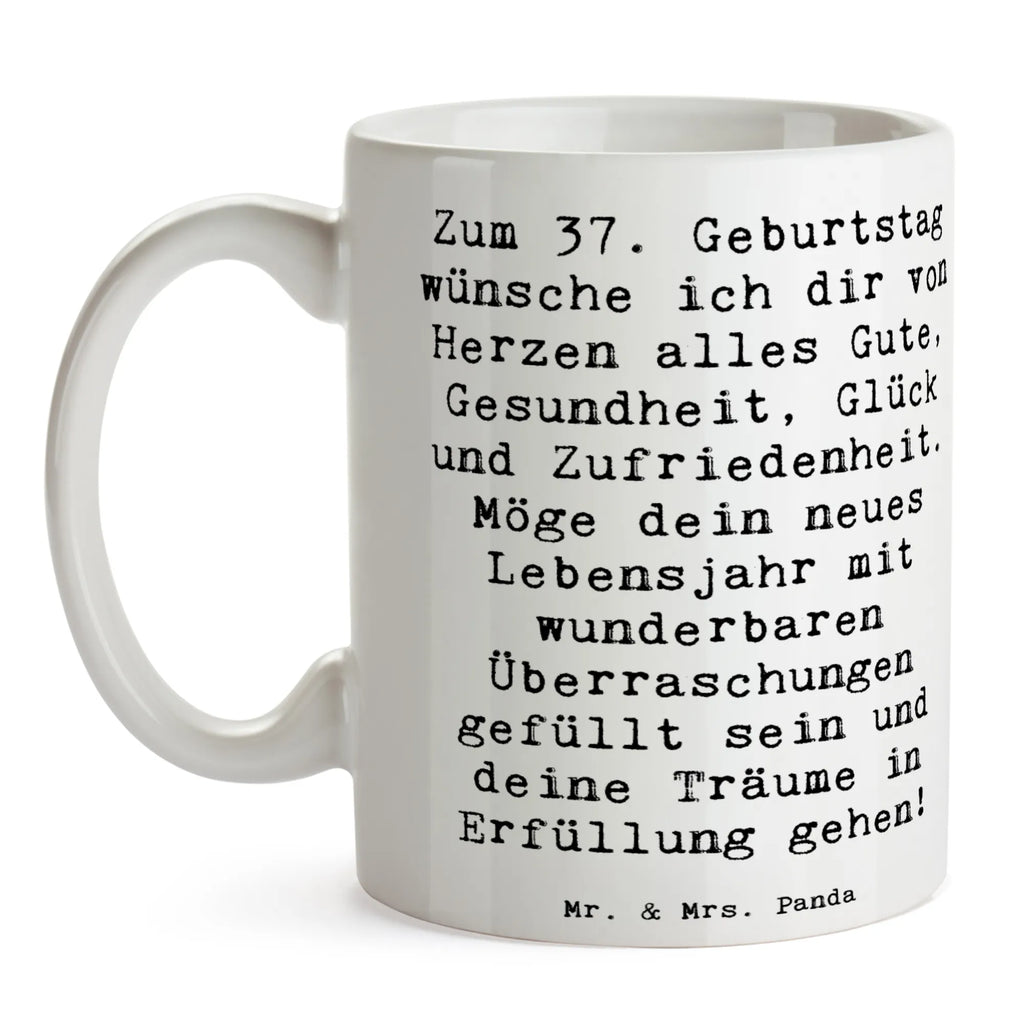 Tasse Spruch 37. Geburtstag Grüße Tasse, Kaffeetasse, Teetasse, Becher, Kaffeebecher, Teebecher, Keramiktasse, Porzellantasse, Büro Tasse, Geschenk Tasse, Tasse Sprüche, Tasse Motive, Kaffeetassen, Tasse bedrucken, Designer Tasse, Cappuccino Tassen, Schöne Teetassen, Geburtstag, Geburtstagsgeschenk, Geschenk