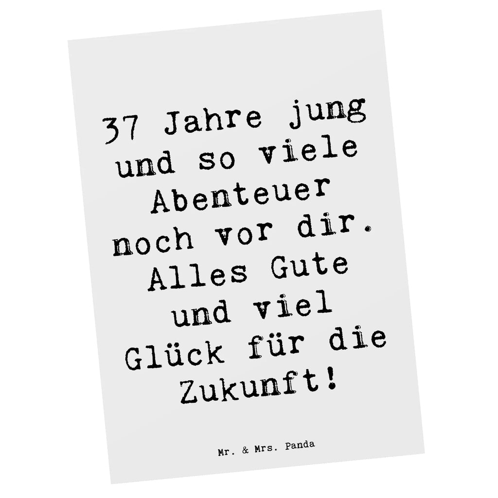 Postkarte Spruch 37. Geburtstag Abenteuer Postkarte, Karte, Geschenkkarte, Grußkarte, Einladung, Ansichtskarte, Geburtstagskarte, Einladungskarte, Dankeskarte, Ansichtskarten, Einladung Geburtstag, Einladungskarten Geburtstag, Geburtstag, Geburtstagsgeschenk, Geschenk