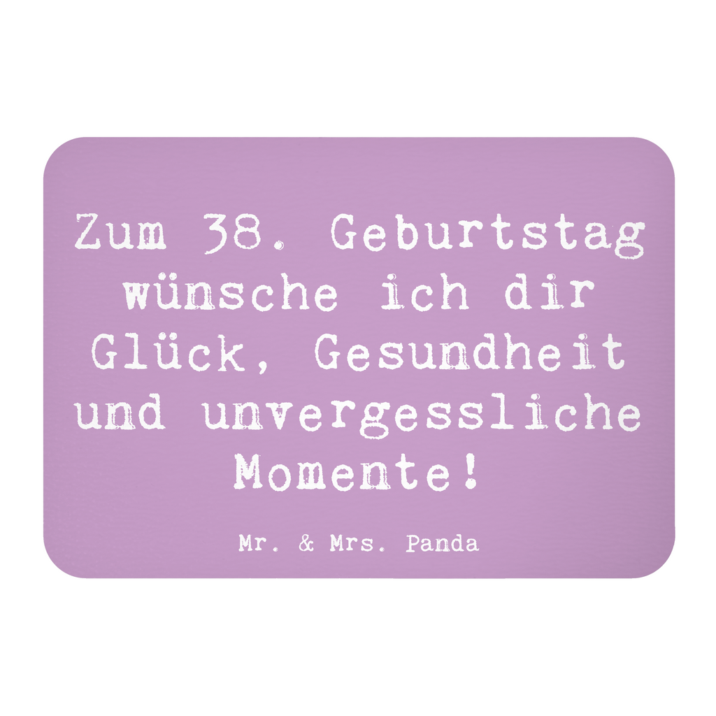 Magnet Spruch 38. Geburtstag Kühlschrankmagnet, Pinnwandmagnet, Souvenir Magnet, Motivmagnete, Dekomagnet, Whiteboard Magnet, Notiz Magnet, Kühlschrank Dekoration, Geburtstag, Geburtstagsgeschenk, Geschenk