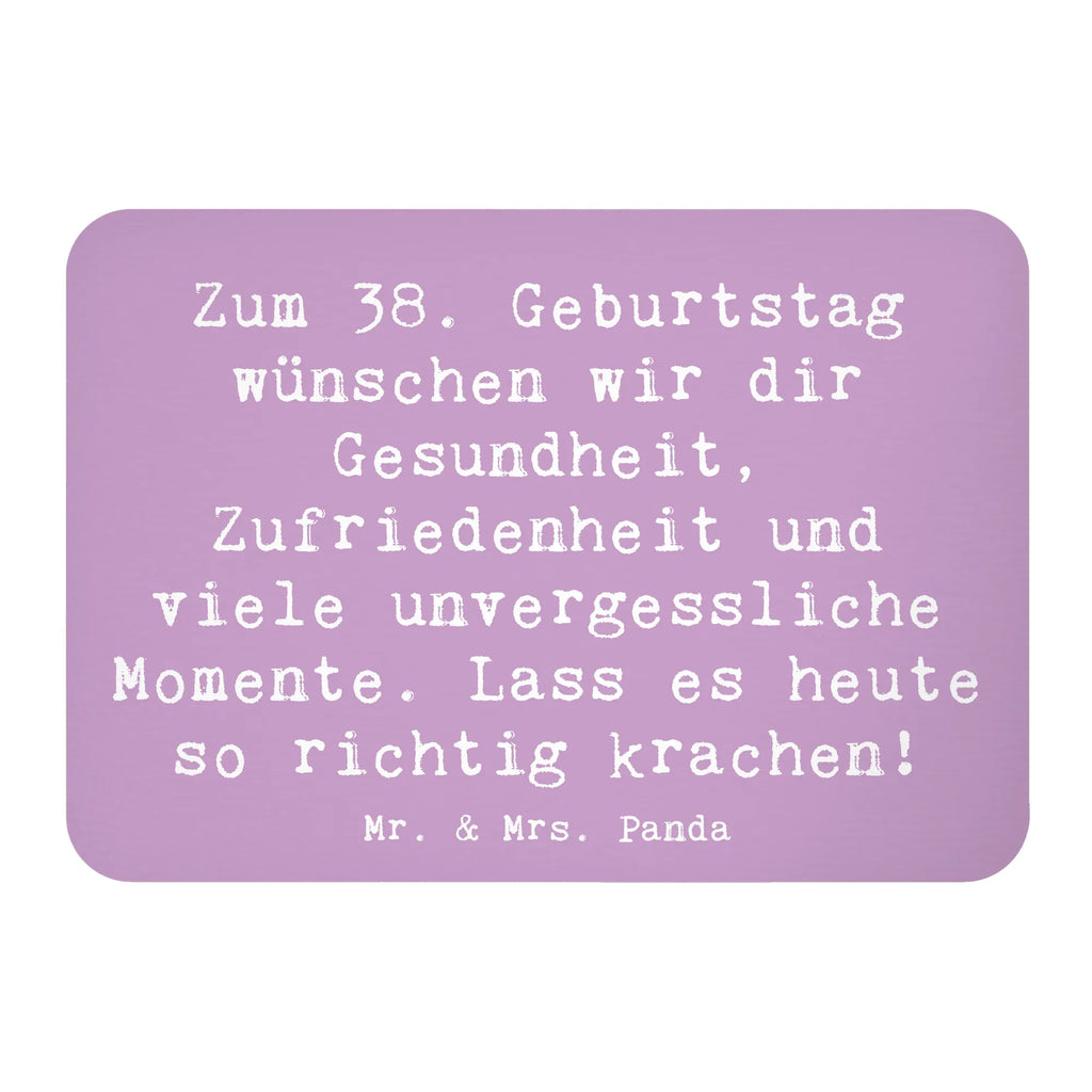 Magnet Spruch 38. Geburtstag Feiern Kühlschrankmagnet, Pinnwandmagnet, Souvenir Magnet, Motivmagnete, Dekomagnet, Whiteboard Magnet, Notiz Magnet, Kühlschrank Dekoration, Geburtstag, Geburtstagsgeschenk, Geschenk