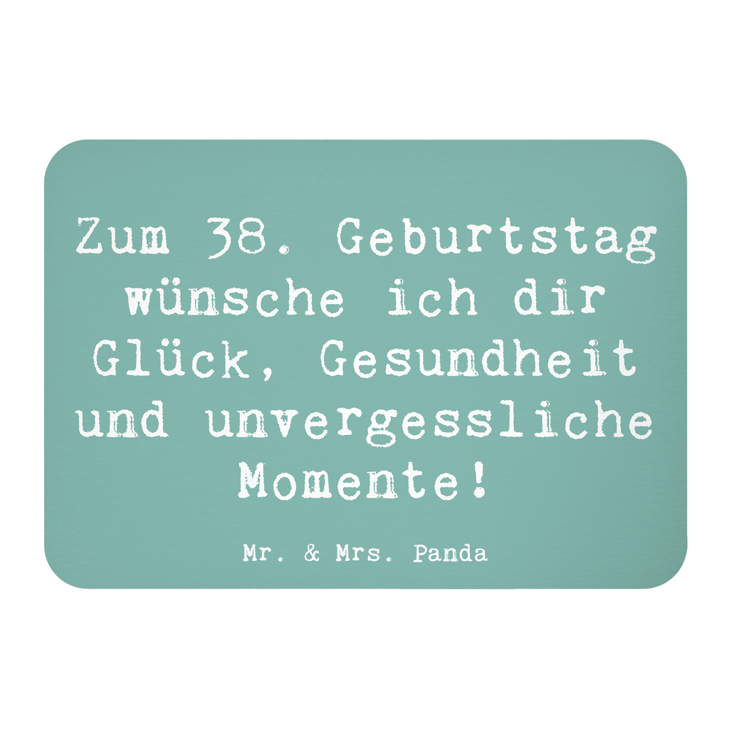 Magnet Spruch 38. Geburtstag Kühlschrankmagnet, Pinnwandmagnet, Souvenir Magnet, Motivmagnete, Dekomagnet, Whiteboard Magnet, Notiz Magnet, Kühlschrank Dekoration, Geburtstag, Geburtstagsgeschenk, Geschenk